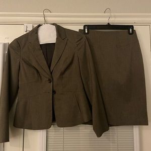 Ann Taylor - Gray/Beige Suit.